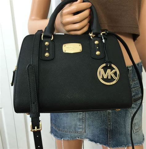 black saffiano michael kors bag|Michael Kors saffiano leather bag.